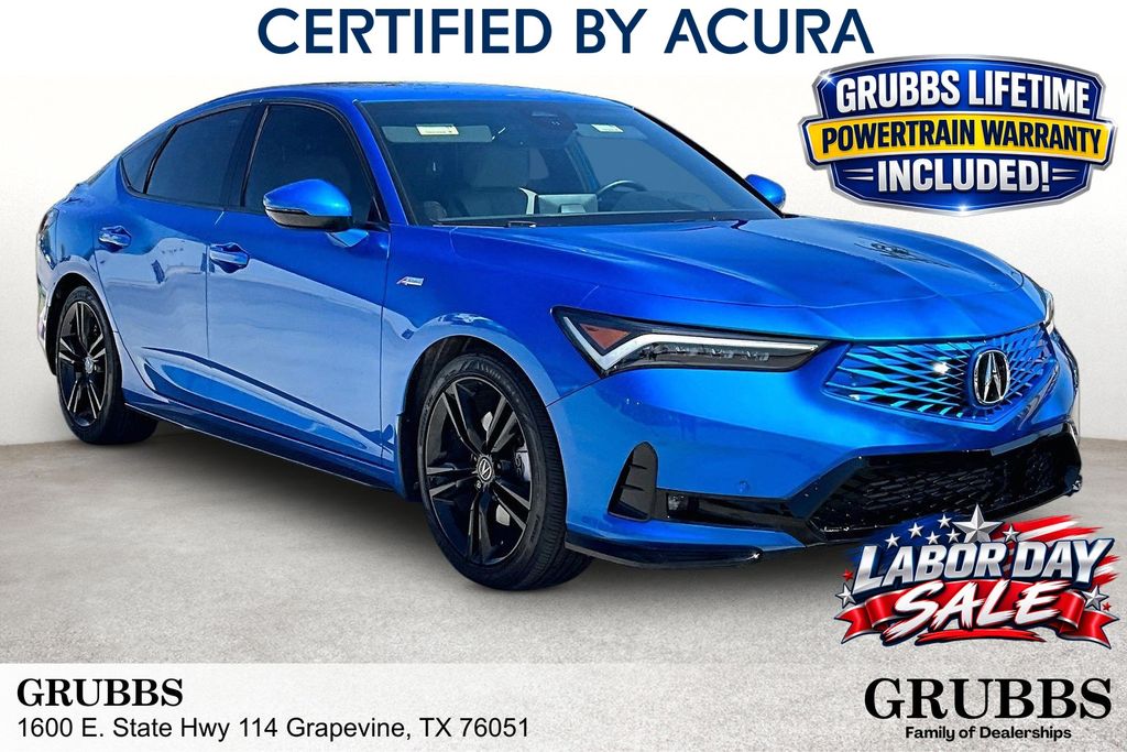 Double Apex Blue Pearl 2026 Acura Integra Hatchback Front-Wheel Drive Continuously Variable Transmission