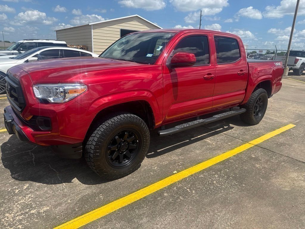 Barcelona Red Metallic 2023 Toyota Tacoma Pickup Truck Four-Wheel Drive 6-Speed Automatic