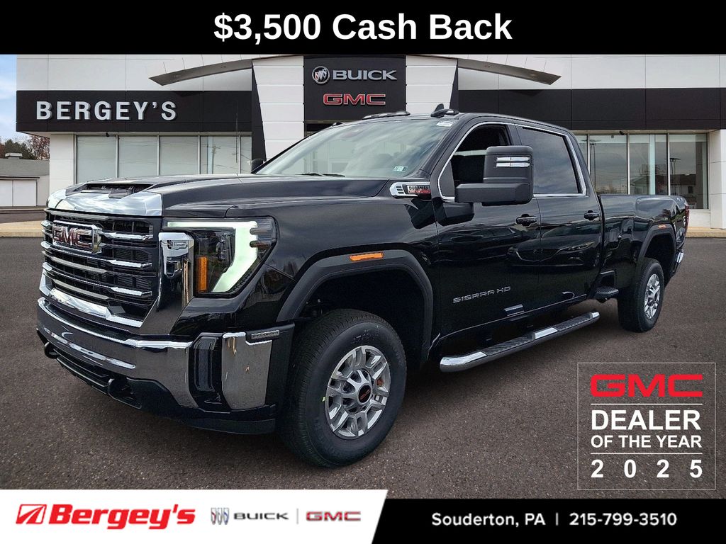 Onyx Black 2026 GMC Sierra 2500HD Pickup Truck Four-Wheel Drive Automatic