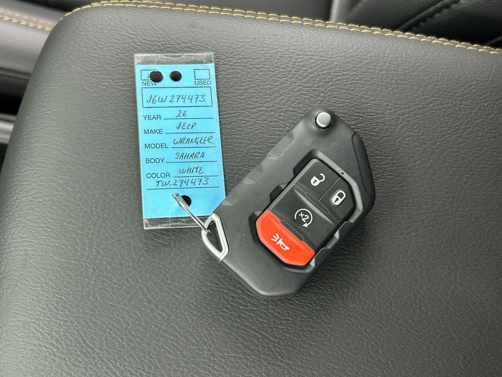 New 2026 Bright White Clearcoat Jeep Sahara image 17