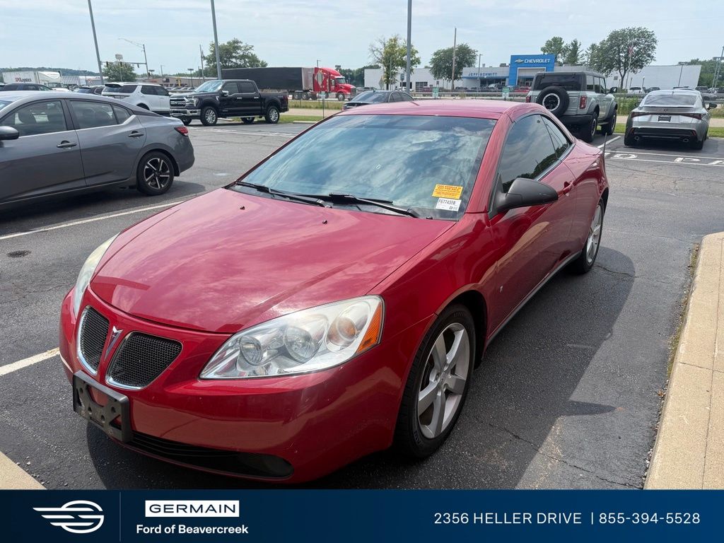 Crimson Red 2007 Pontiac G6 Sedan Front-Wheel Drive 4-Speed Automatic
