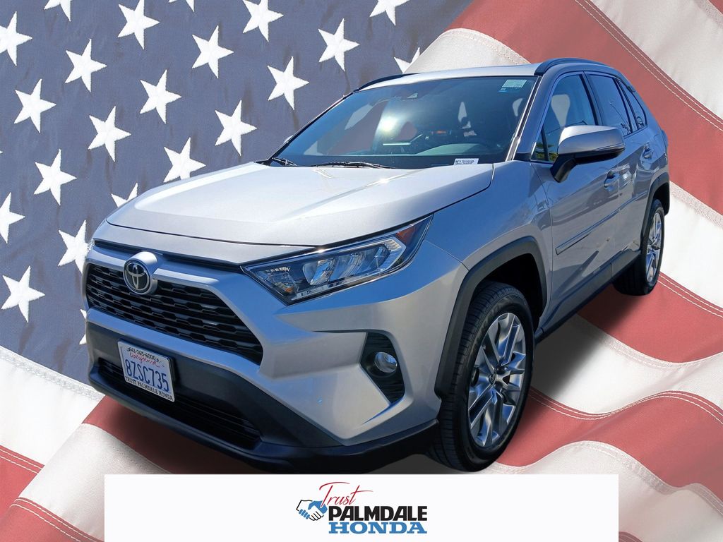 Silver 2021 Toyota RAV4 XLE Premium FWD SUV / Crossover Front-Wheel Drive 8-Speed Automatic