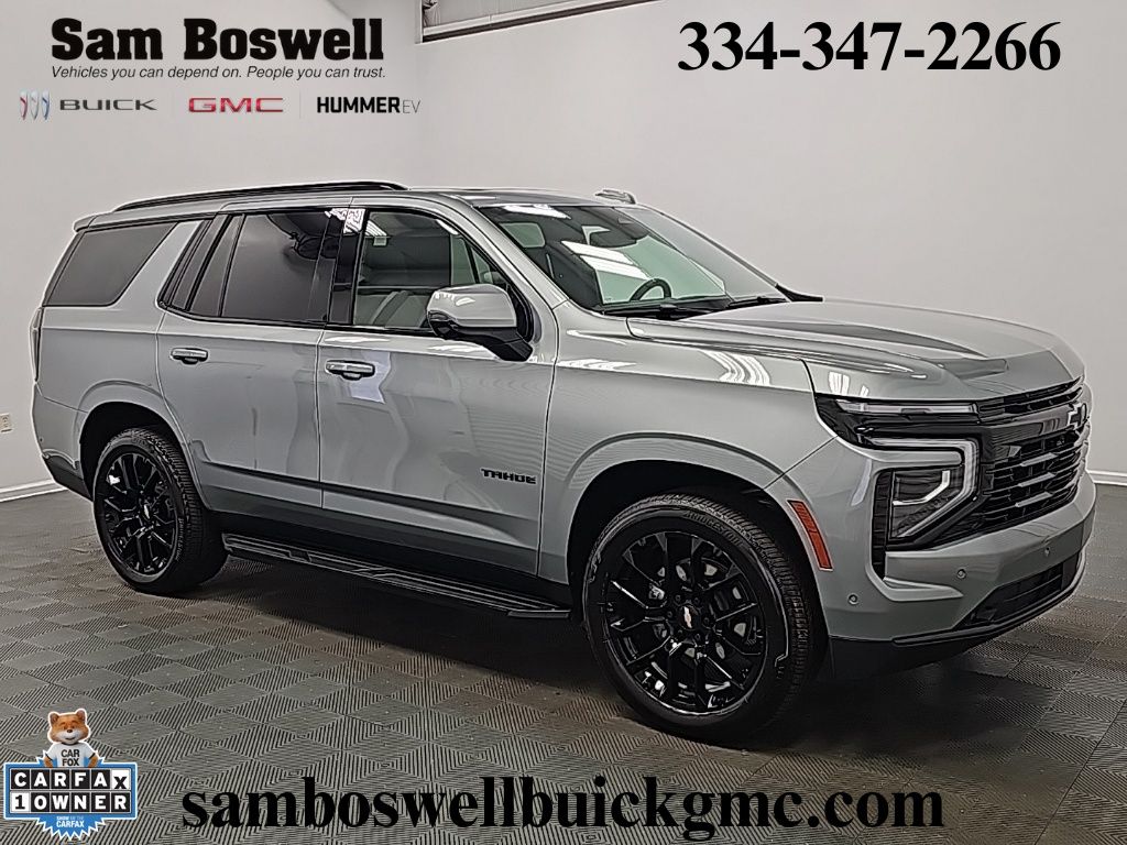 Sterling Gray Metallic 2025 Chevrolet Tahoe RST 4WD SUV / Crossover Four-Wheel Drive