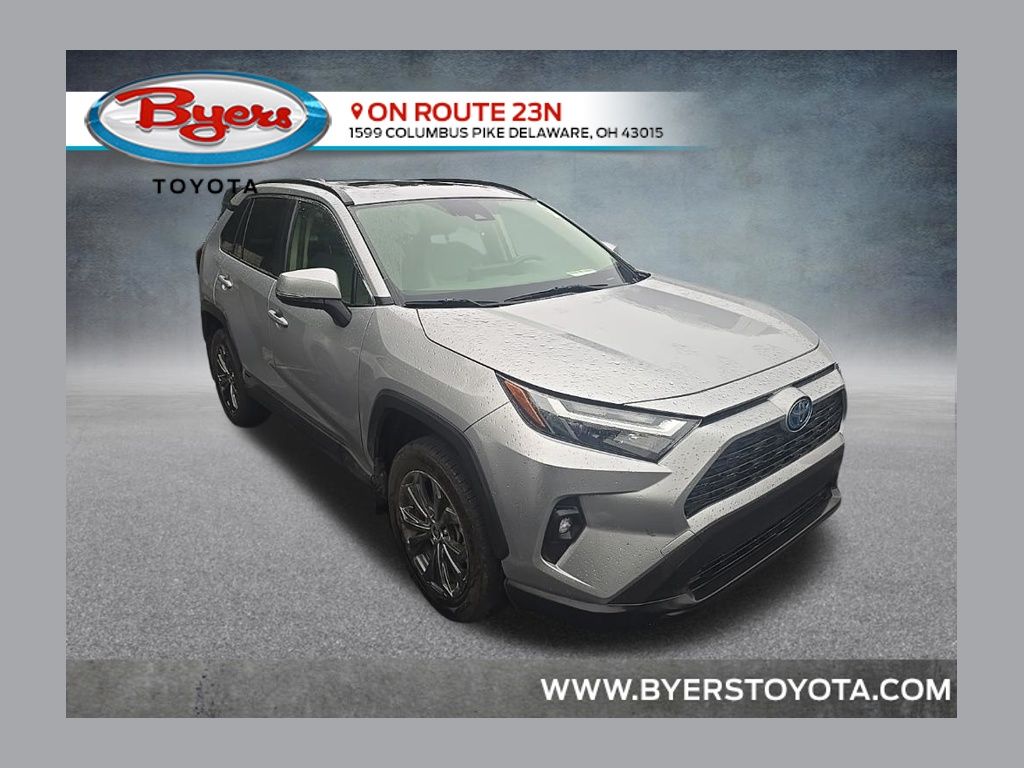Silver Sky Metallic 2022 Toyota RAV4 Hybrid SUV / Crossover All-Wheel Drive Continuously Variable Transmission