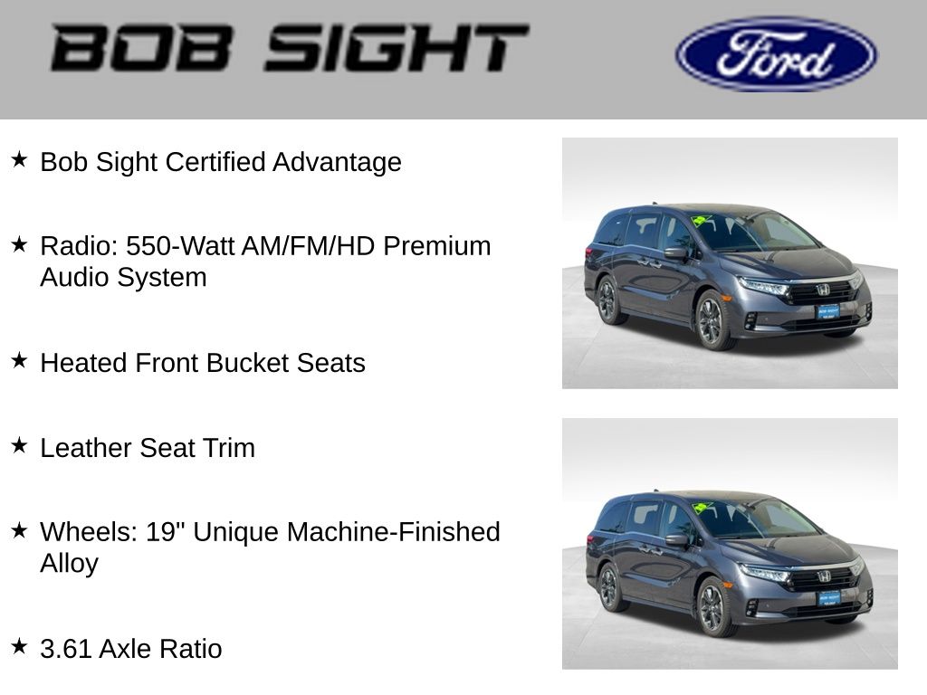 Used 2023 Honda Odyssey Elite with VIN 5FNRL6H99PB069107 for sale in Kansas City