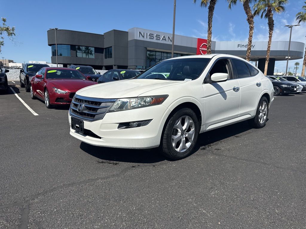 White Diamond Pearl 2012 Honda Crosstour EX-L V6 SUV / Crossover Front-Wheel Drive 5-Speed Automatic