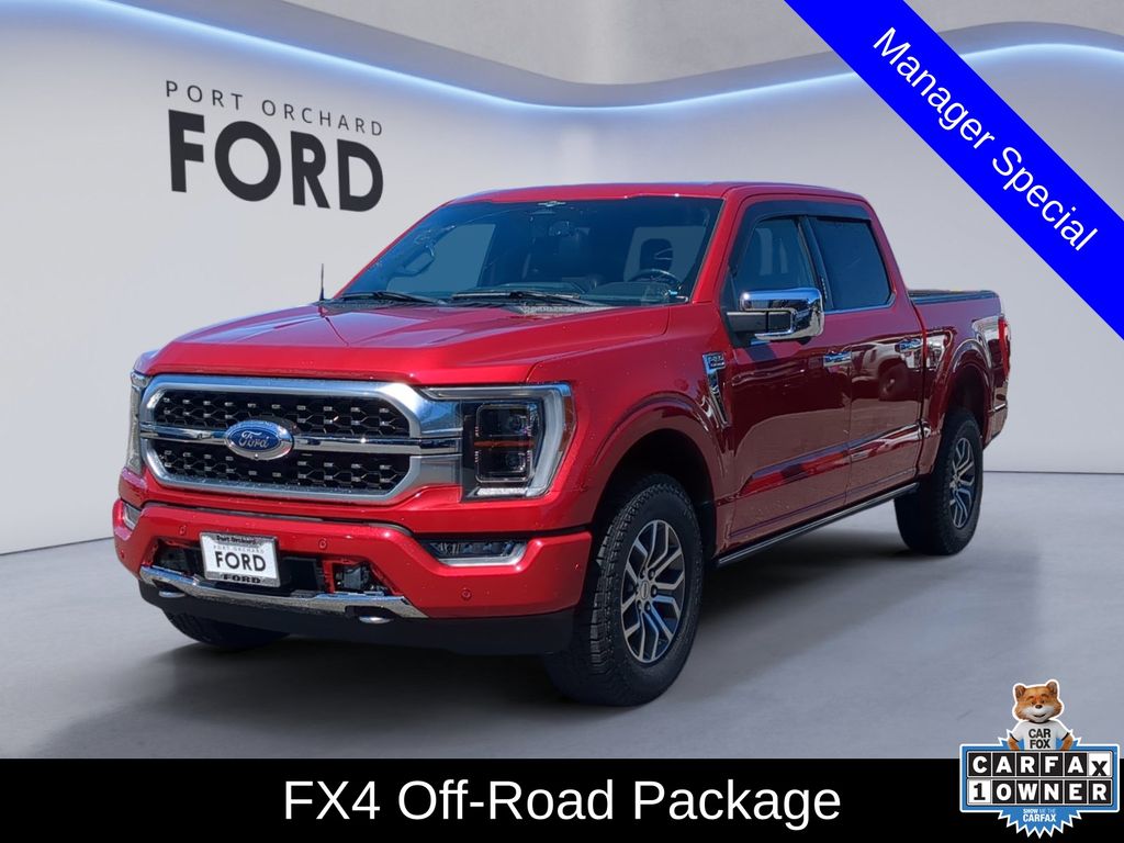 Red Metallic 2023 Ford F-150 Pickup Truck Four-Wheel Drive Automatic
