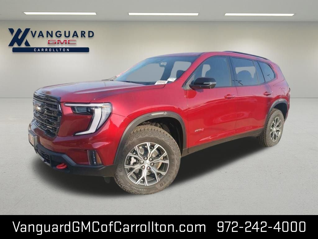 Volcanic Red Tintcoat 2026 GMC Acadia SUV / Crossover Four-Wheel Drive 8-Speed Automatic