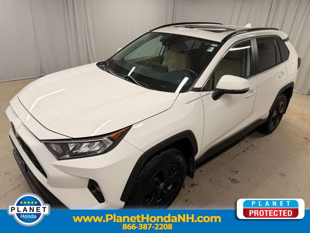 Super White 2021 Toyota RAV4 SUV / Crossover All-Wheel Drive 8-Speed Automatic