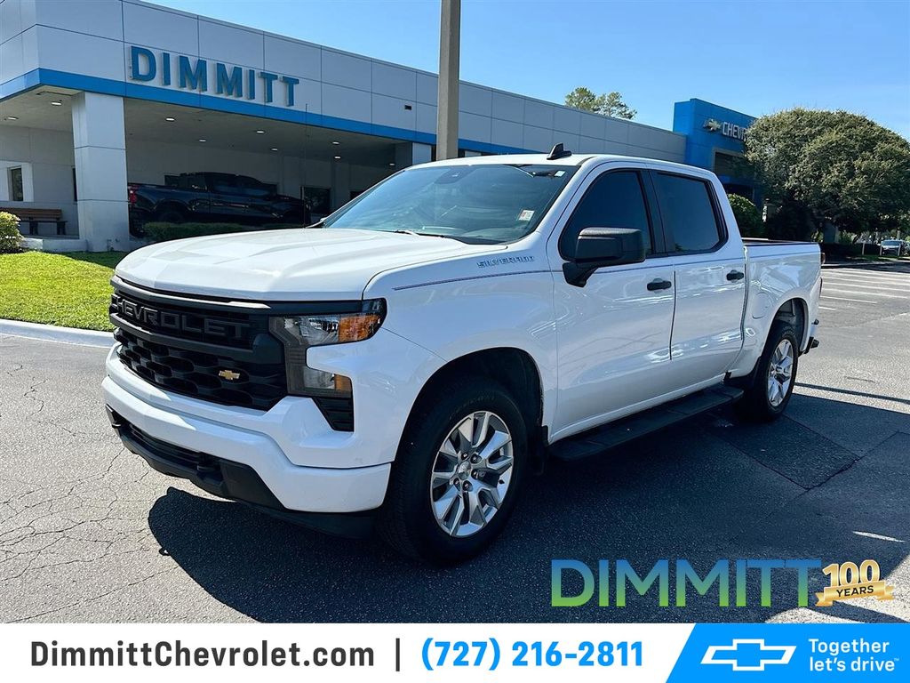 Summit White 2024 Chevrolet Silverado 1500 Pickup Truck 4X2 8-Speed Automatic