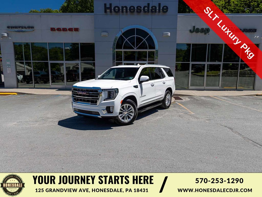 Summit White 2023 GMC Yukon SUV / Crossover Four-Wheel Drive