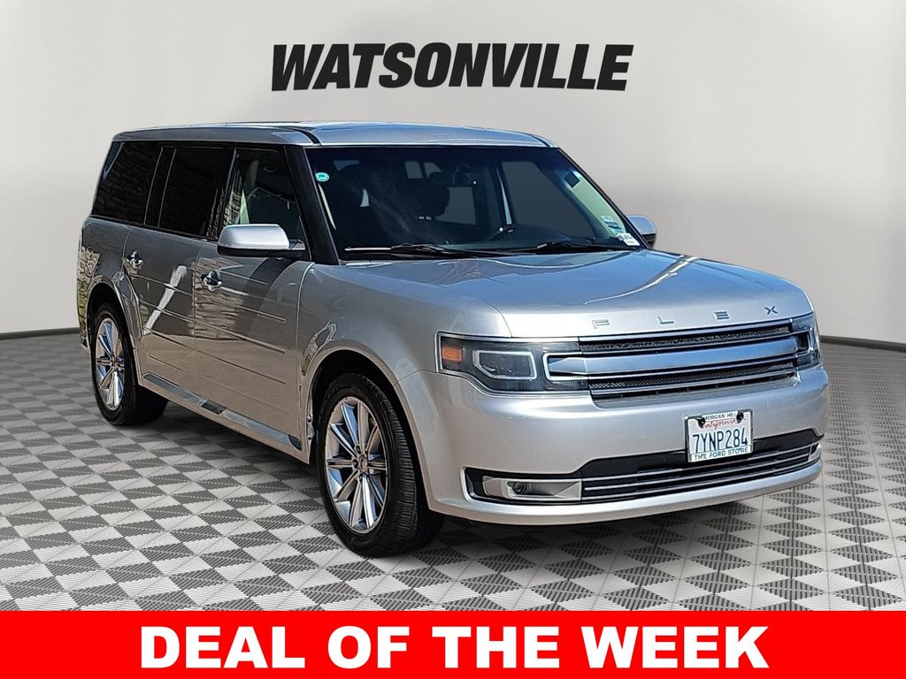 Ingot Silver Metallic 2016 Ford Flex Limited SUV / Crossover Front-Wheel Drive 6-Speed Automatic