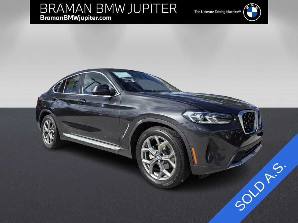 Gray (Dark Graphite Metallic) 2022 BMW X4 xDrive30i AWD SUV / Crossover All-Wheel Drive 8-Speed Automatic
