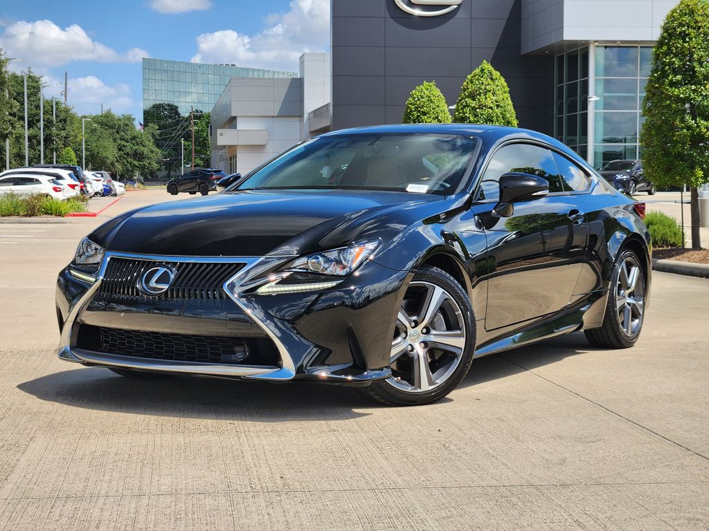 Black (Obsidian) 2017 Lexus RC Coupe Rear-Wheel Drive 8-Speed Dual Clutch