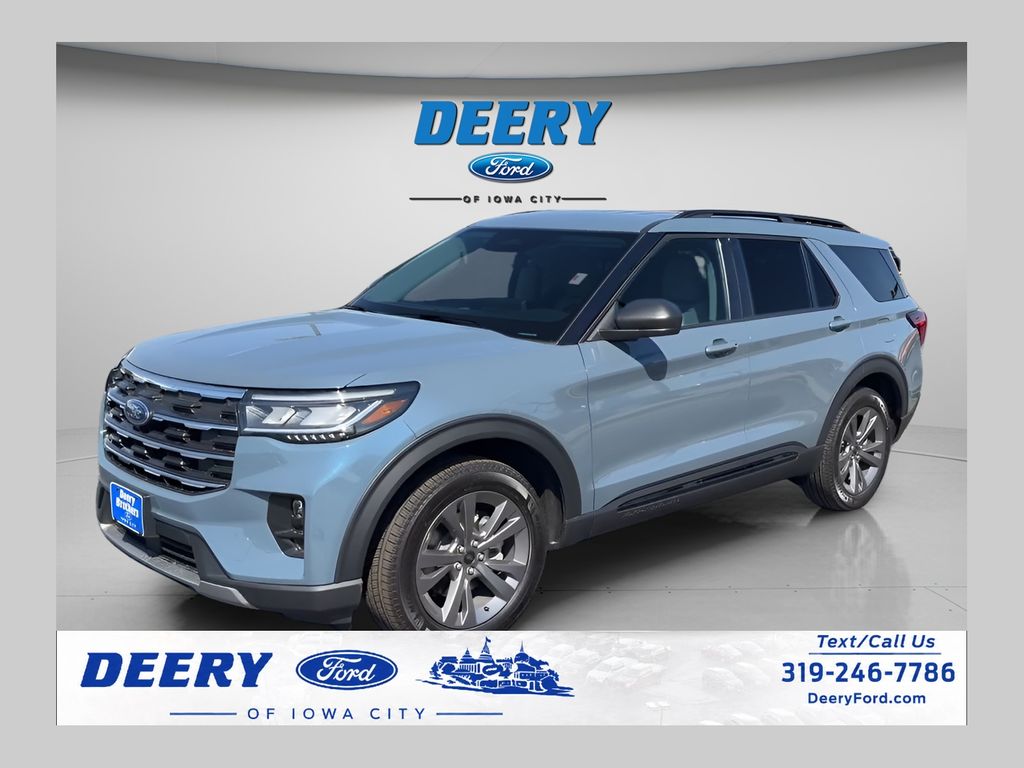 Vapor Blue 2026 Ford Explorer SUV / Crossover All-Wheel Drive 10-Speed Automatic