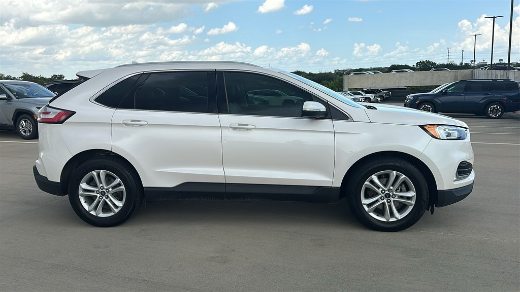 2019 Ford Edge SEL White at DeMontrond Gulf Freeway