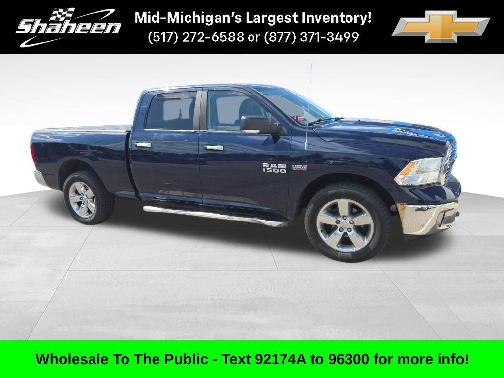 True Blue Pearl 2013 RAM 1500 Pickup Truck Four-Wheel Drive 8-Speed Automatic