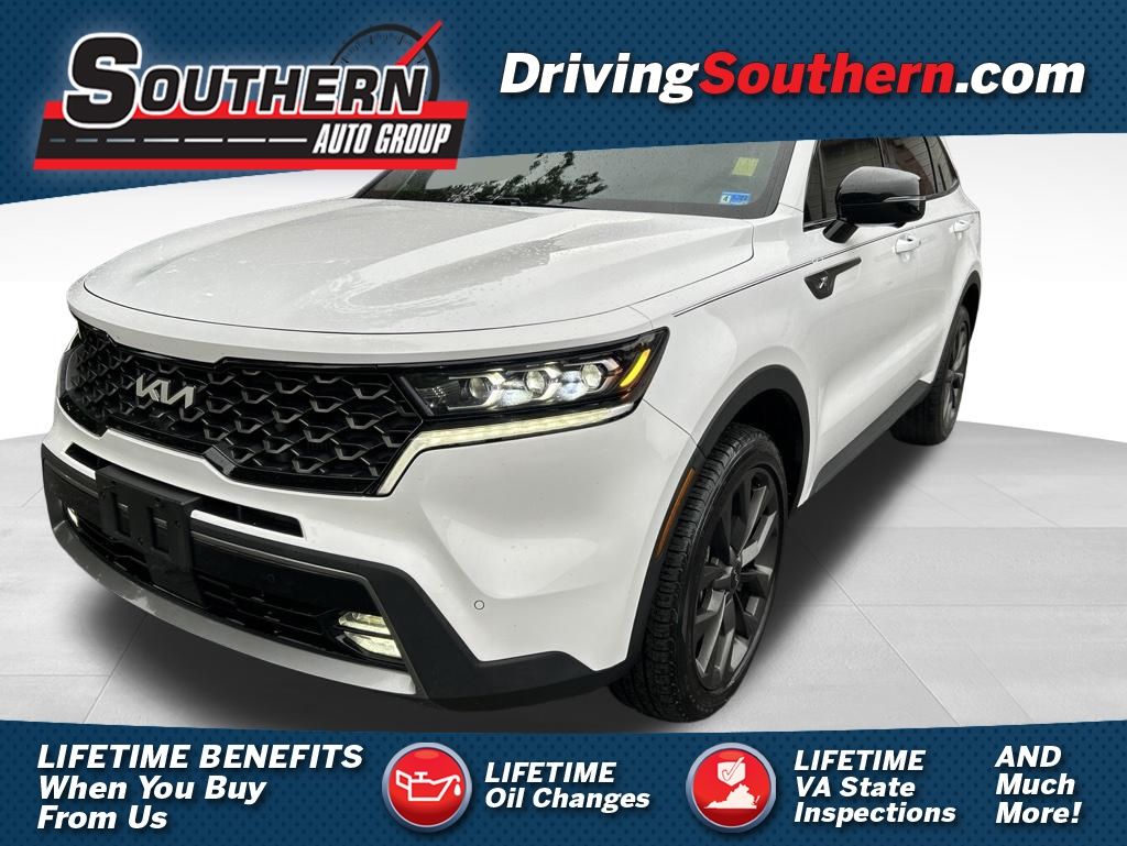 Glacial White Pearl 2023 Kia Sorento X-Line SX Prestige AWD SUV / Crossover All-Wheel Drive 8-Speed Dual Clutch