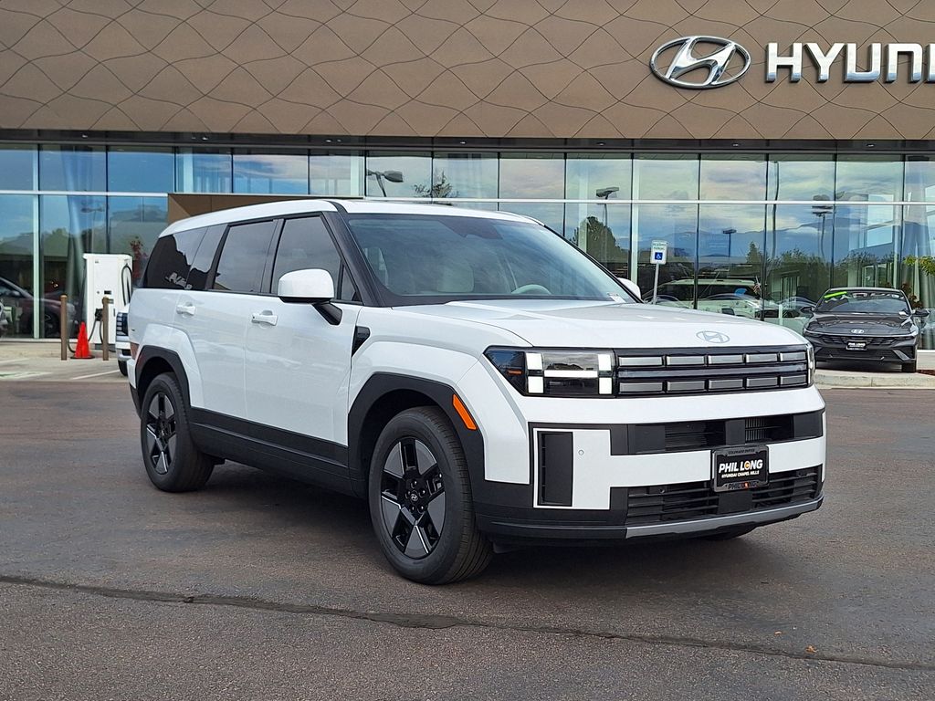 Serenity White 2026 Hyundai Santa Fe Hybrid SUV / Crossover All-Wheel Drive 6-Speed Automatic