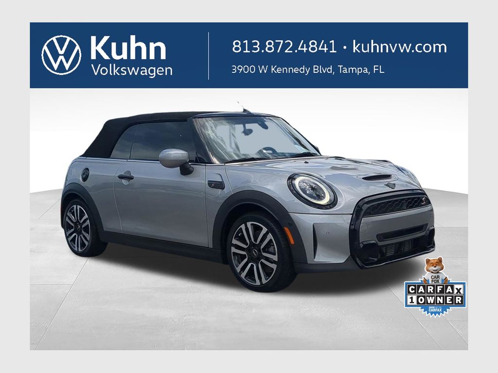 Melting Silver III Metallic 2024 MINI Cooper Convertible Front-Wheel Drive 6-Speed Manual