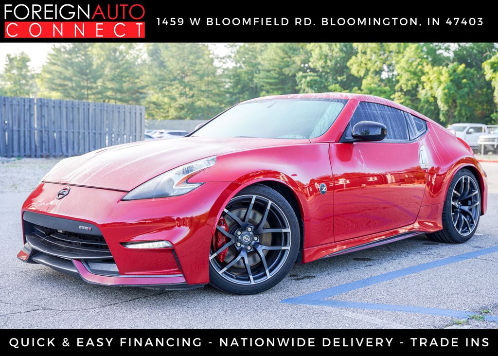 Solid Red 2017 Nissan 370Z Coupe Rear-Wheel Drive 7-Speed Automatic