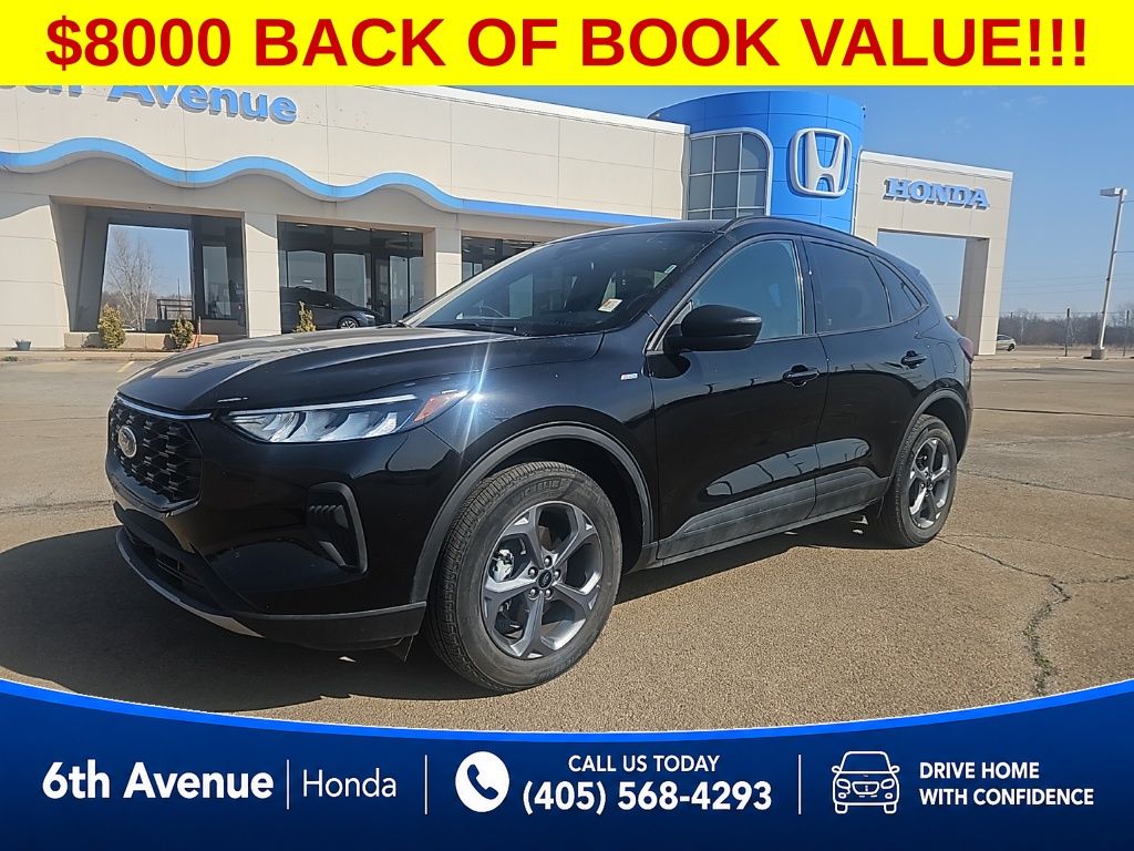 Agate Black Metallic 2025 Ford Escape SUV / Crossover All-Wheel Drive 8-Speed Automatic