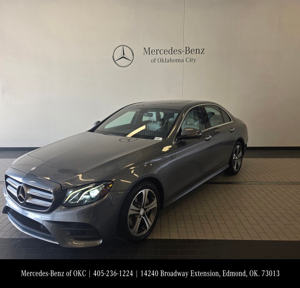 Selenite Gray Metallic 2017 Mercedes-Benz E-Class E 300 4MATIC Sedan All-Wheel Drive 9-Speed Automatic