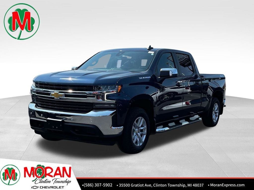 Blue Metallic 2022 Chevrolet Silverado 1500 Pickup Truck Four-Wheel Drive 8-Speed Automatic