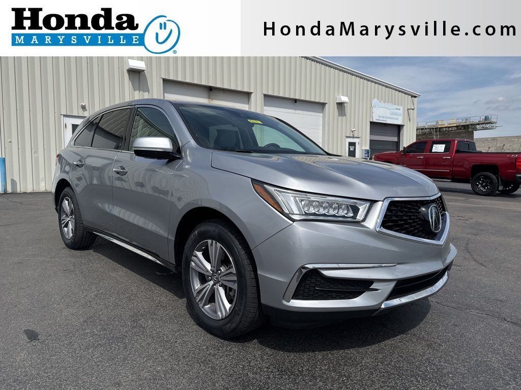 Lunar Silver Metallic 2020 Acura MDX SH-AWD SUV / Crossover All-Wheel Drive 9-Speed Automatic