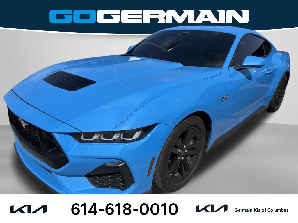 Grabber Blue Metallic 2024 Ford Mustang Coupe Rear-Wheel Drive 6-Speed Manual