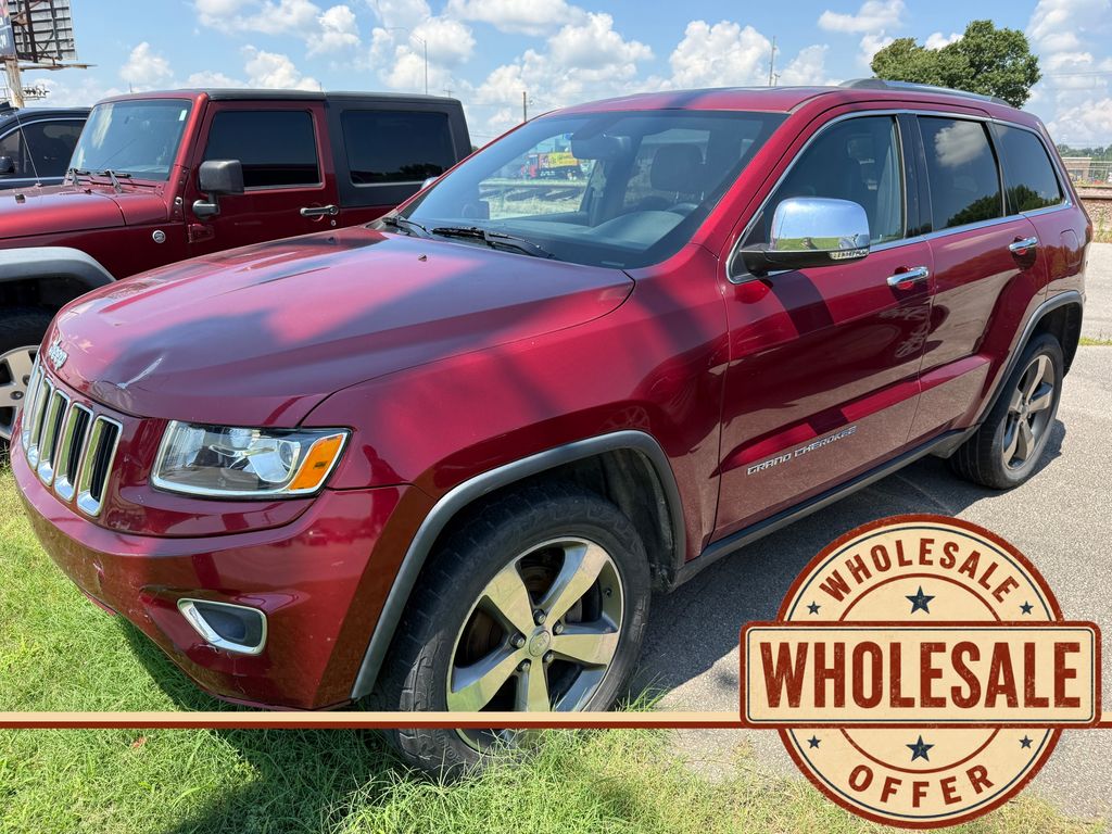 Deep Cherry Red Crystal Pearlcoat 2014 Jeep Grand Cherokee SUV / Crossover Four-Wheel Drive 8-Speed Automatic