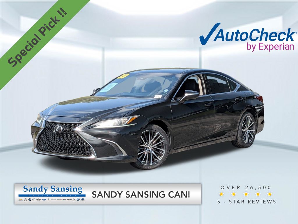 Black (Caviar) 2020 Lexus ES 350 FWD Sedan Front-Wheel Drive 8-Speed Automatic