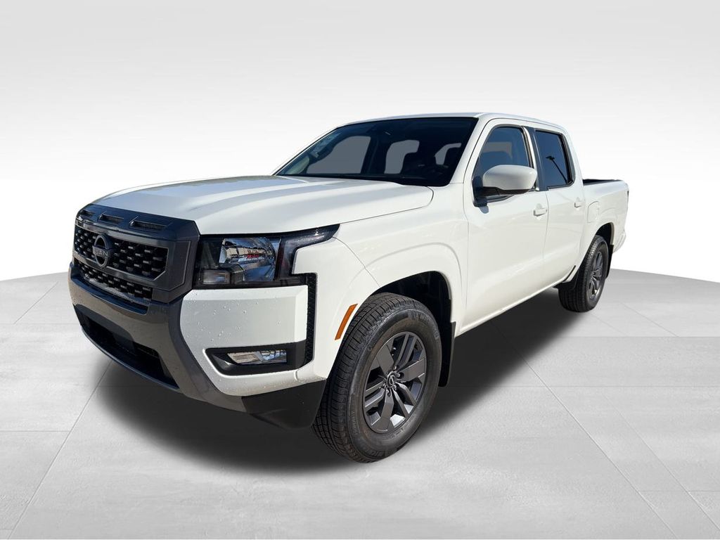 2025 Glacier White Nissan Frontier SV RWD Truck