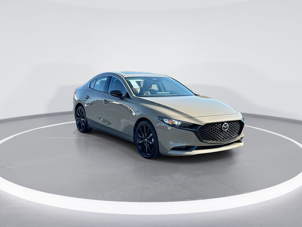 2025 Mazda Mazda3 2.5 Carbon Turbo Beige at Stokes Mazda
