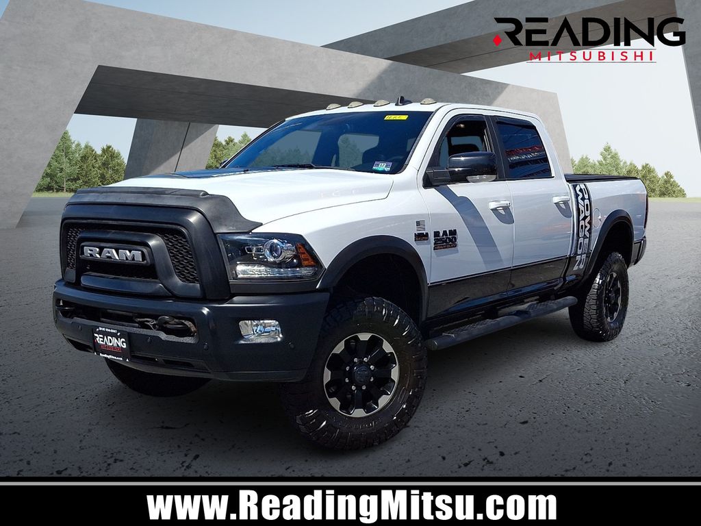 Bright White Clearcoat 2017 RAM 2500 Power Wagon Crew Cab 4WD Pickup Truck Four-Wheel Drive 6-Speed Automatic