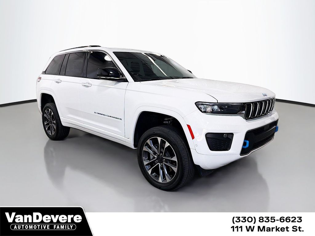 Bright White Clearcoat 2023 Jeep Grand Cherokee 4xe SUV / Crossover Four-Wheel Drive 8-Speed Automatic