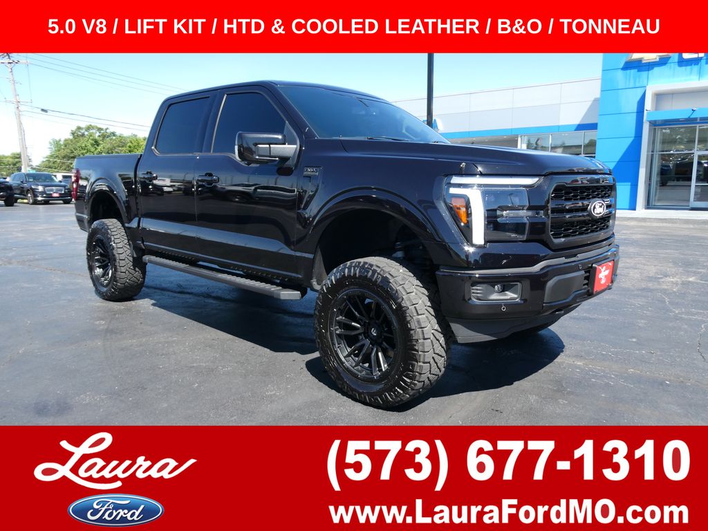Agate Black Metallic 2025 Ford F-150 Pickup Truck Four-Wheel Drive Automatic