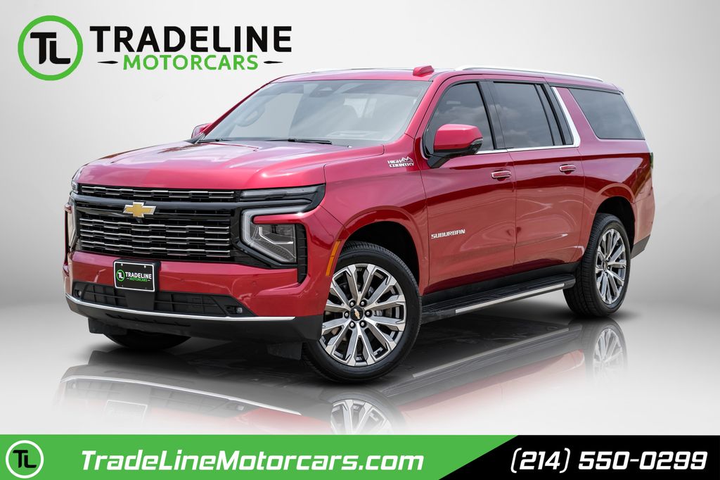 Radiant Red Tintcoat 2025 Chevrolet Suburban SUV / Crossover Four-Wheel Drive Automatic