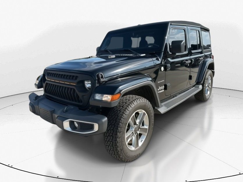 2020 Black Clearcoat Jeep Wrangler Unlimited Unlimited Sahara 4X4 SUV