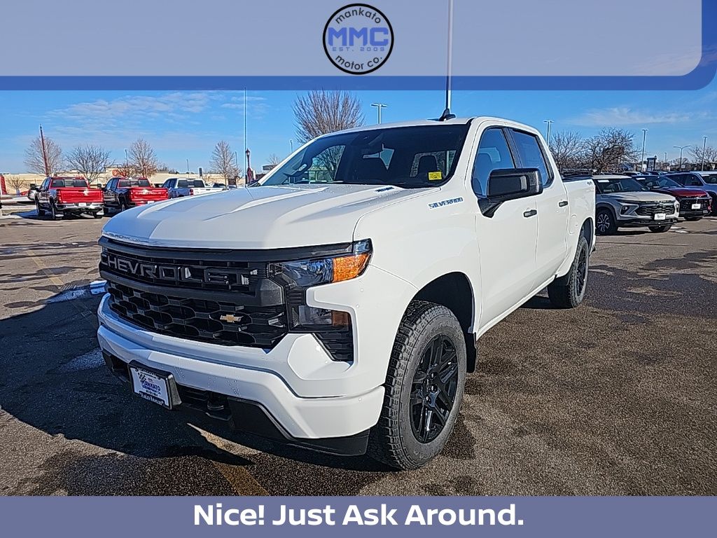 Summit White 2026 Chevrolet Silverado 1500 Pickup Truck Four-Wheel Drive 8-Speed Automatic