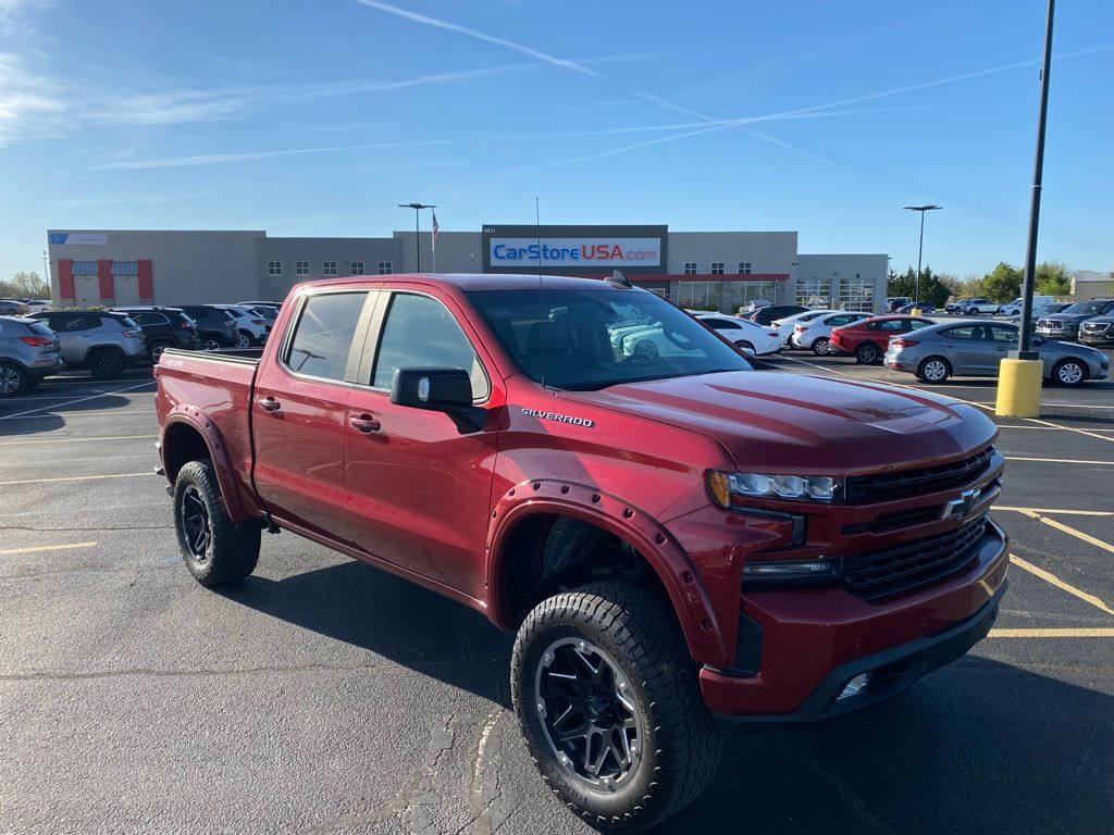Cajun Red Tintcoat 2019 Chevrolet Silverado 1500 RST Crew Cab 4WD Pickup Truck Four-Wheel Drive 8-Speed Automatic
