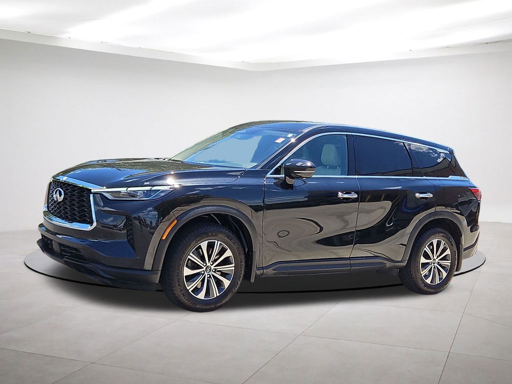 2023 INFINITI QX60 PURE Black at Lugoff Nissan