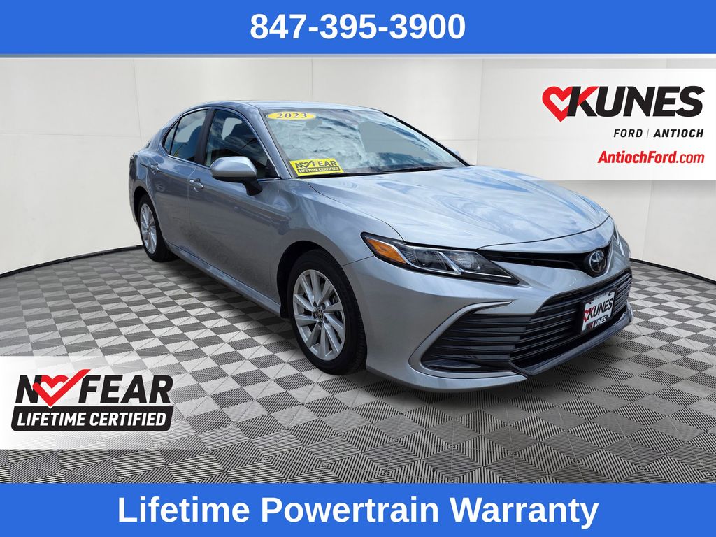 Celestial Silver Metallic 2023 Toyota Camry LE FWD Sedan Front-Wheel Drive 8-Speed Automatic