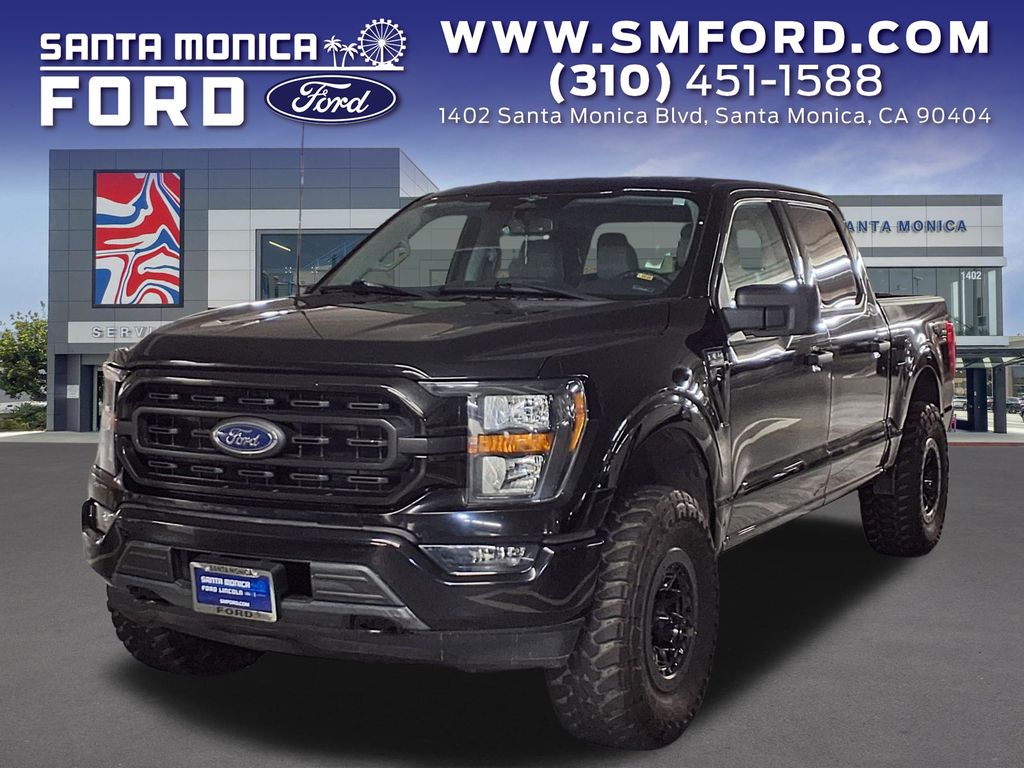 Agate Black Metallic 2023 Ford F-150 Pickup Truck Four-Wheel Drive Automatic