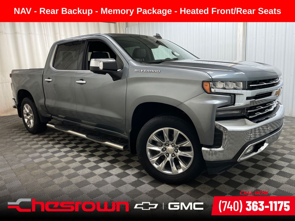 Gray (Satin Steel Metallic) 2021 Chevrolet Silverado 1500 Pickup Truck Four-Wheel Drive 8-Speed Automatic