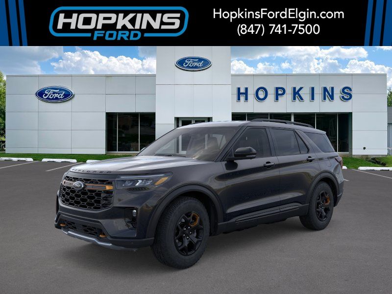 Agate Black Metallic 2026 Ford Explorer SUV / Crossover All-Wheel Drive Automatic
