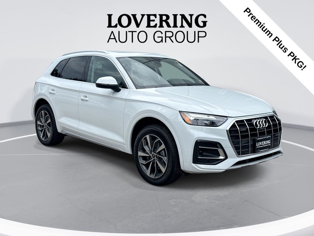 Glacier White Metallic 2021 Audi Q5 SUV / Crossover All-Wheel Drive 7-Speed Automatic