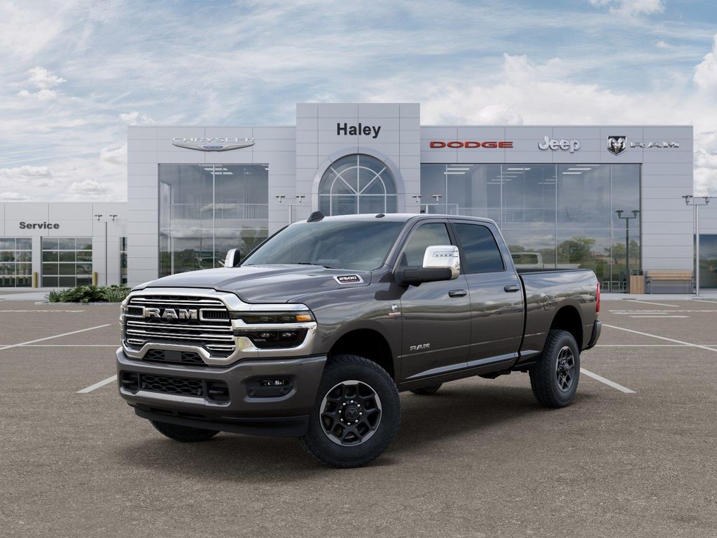 Gray (Granite Crystal Metallic Clearcoat) 2026 RAM 2500 Laramie Crew Cab 4WD Pickup Truck Four-Wheel Drive 8-Speed Automatic