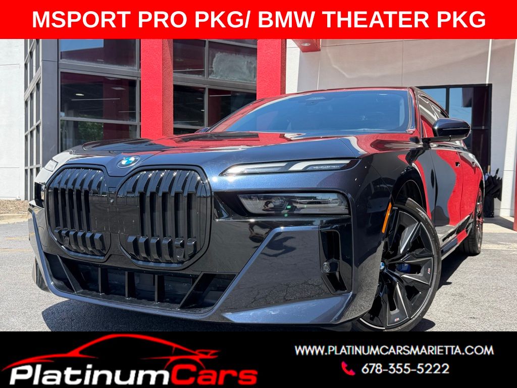 Carbon Black Metallic 2023 BMW 7 Series Sedan Rear-Wheel Drive 8-Speed Automatic