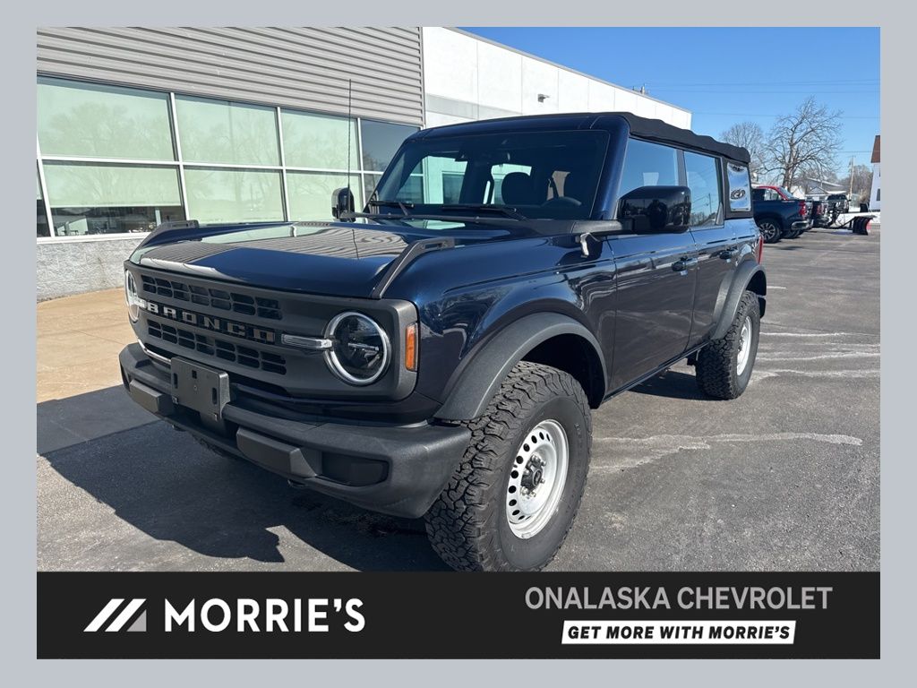 Blue Metallic 2021 Ford Bronco 4-Door 4WD SUV / Crossover Four-Wheel Drive Automatic
